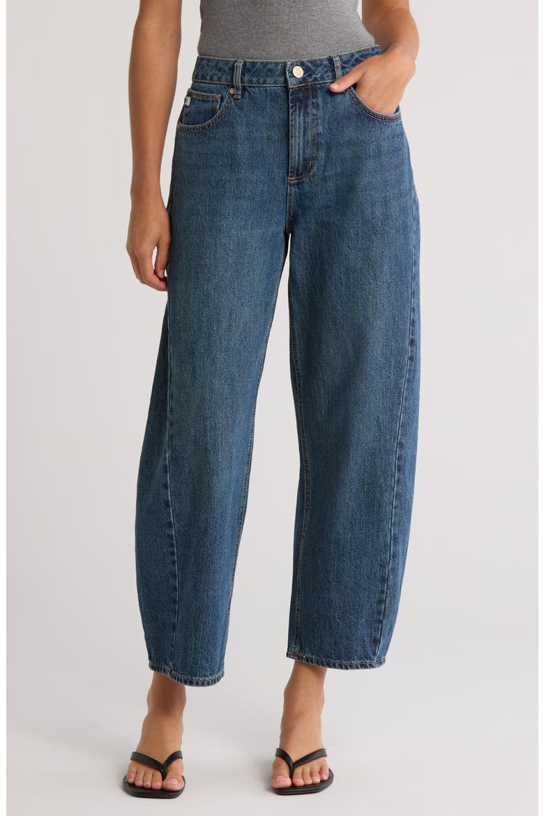 Barrel Leg Jeans, Main, color, ST. JAMES