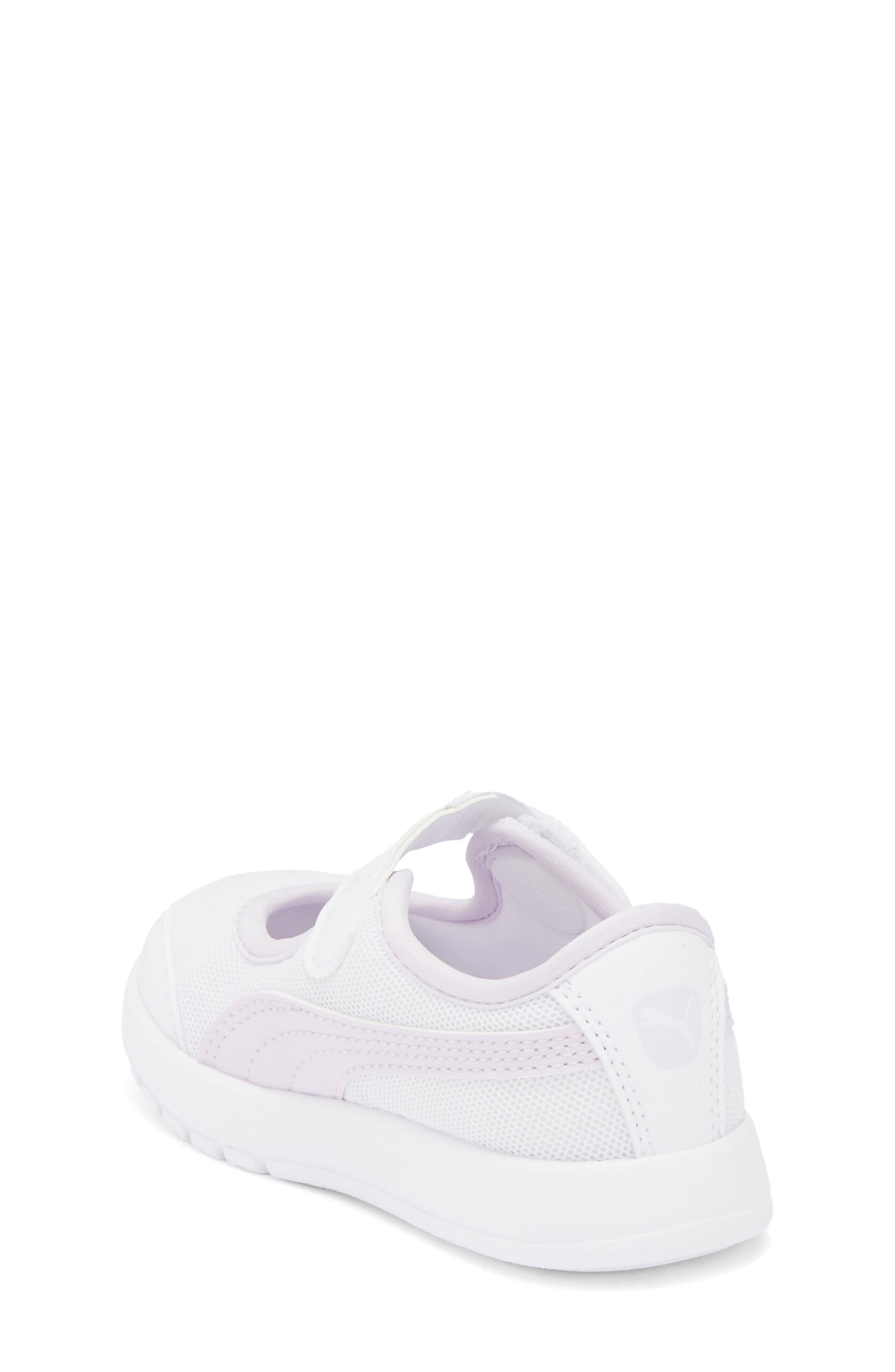 PUMA Kids' Courtflex v3 Sneaker, Alternate, color, Puma White/ Lilac