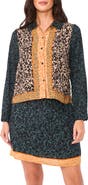 Vince Camuto Mixed Print Long Sleeve Button-Up Shirt