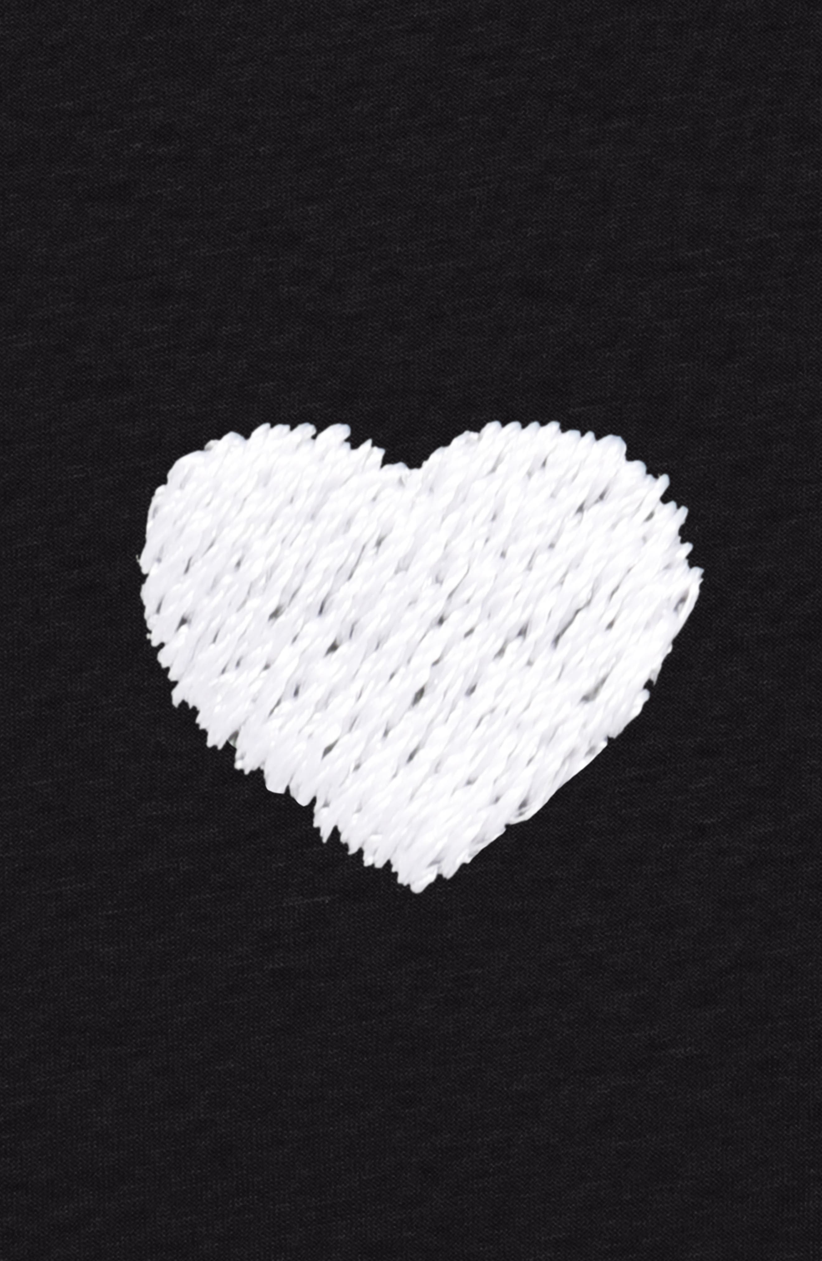 Womens Lil Heart Lightweight Everyday Tee - image 2