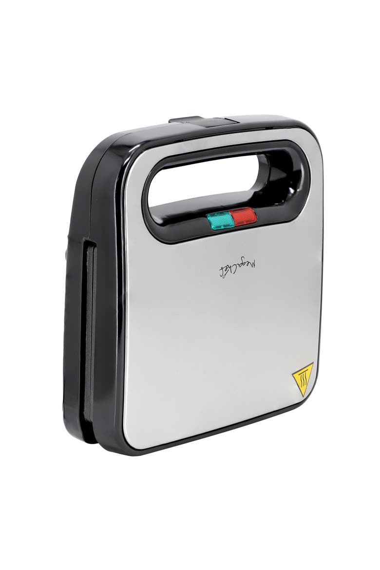 Electric Non-Stick Sandwich Maker, Alternate, color, Grey