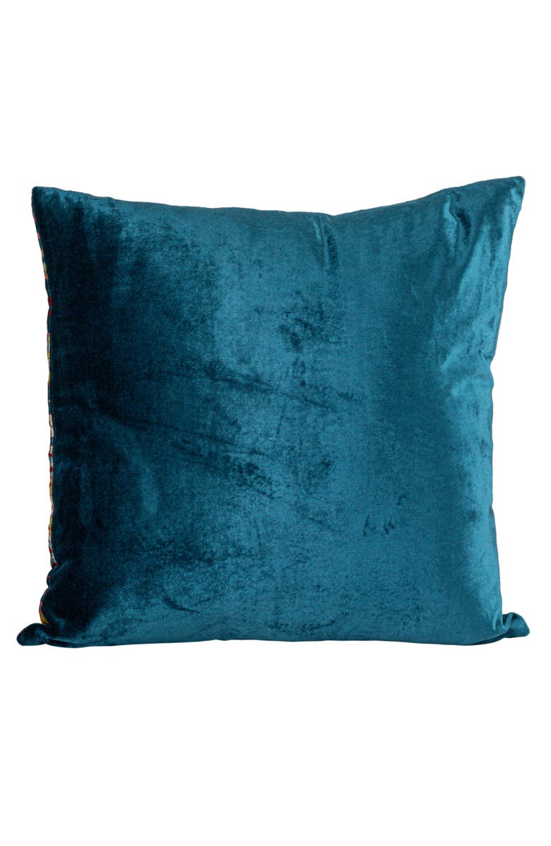 Storied Home Bohemian Vintage Velvet Pillow, Multicolor, Alternate, color,