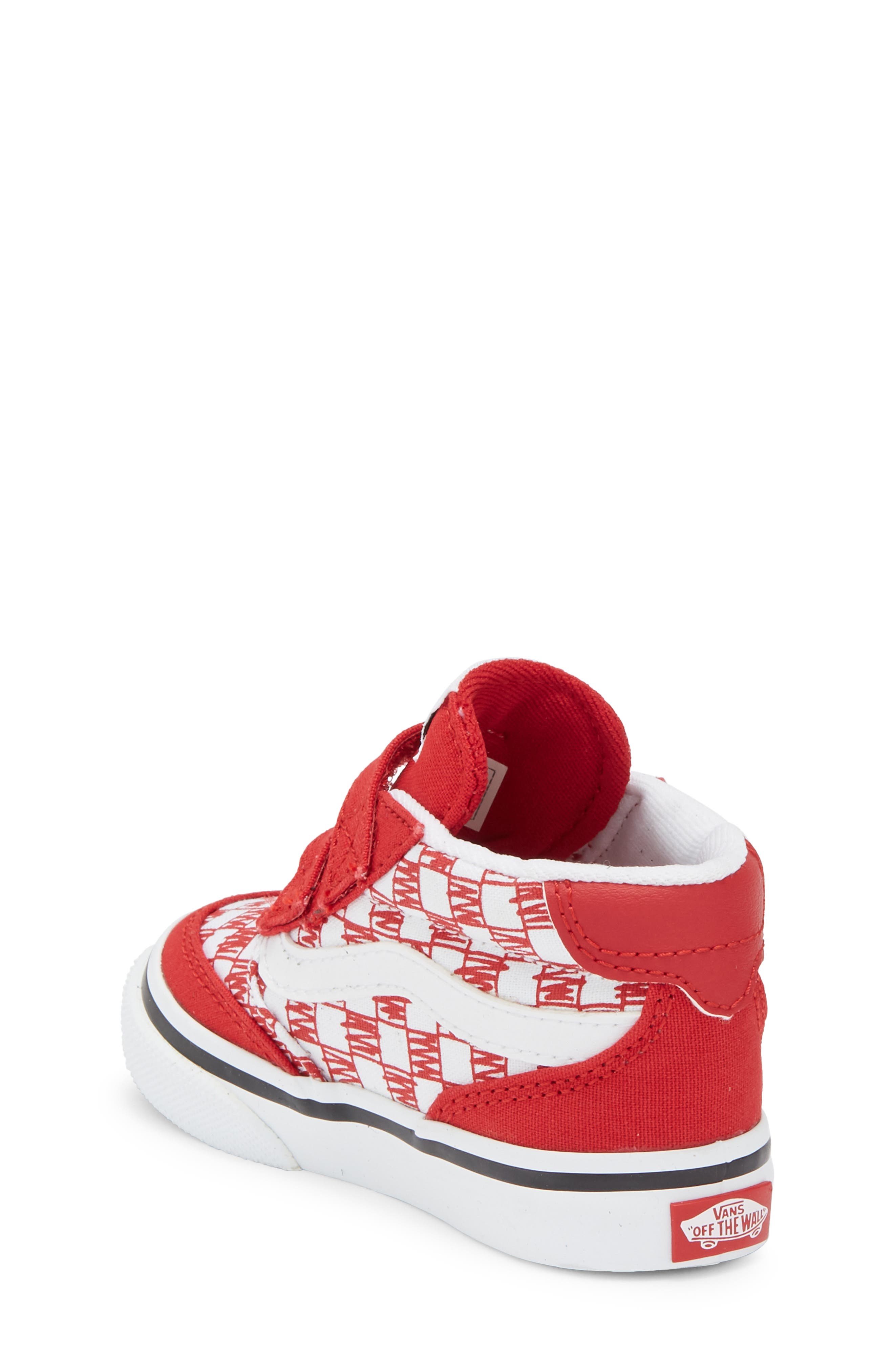 Kids' Brooklyn Mid Sneaker, Alternate, color, SUNSET RUBY