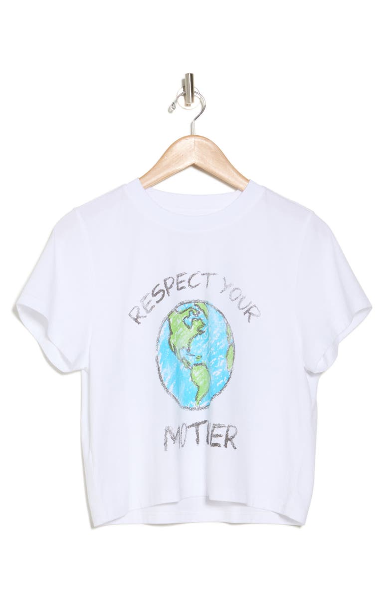 PTCL Respect Your Mother Crop Graphic T-Shirt, Alternate, color,
