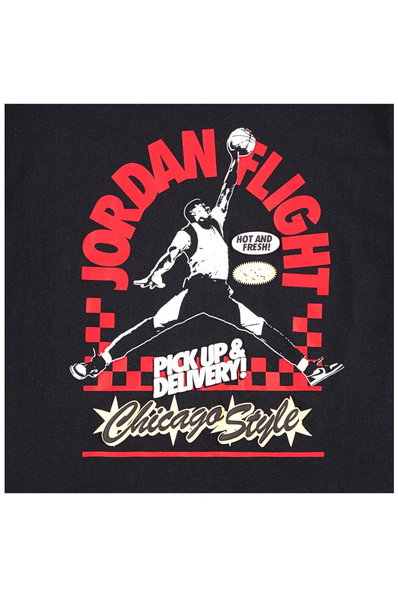 Kids' Pizza Shop Graphic T-Shirt, Alternate, color, BLACK