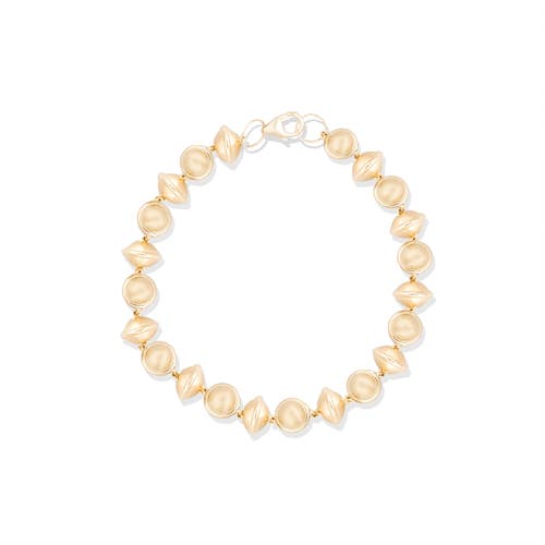 Campbell + Charlotte Revel Small Bead Bracelet In Gold