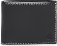 Johnston & Murphy Wavy Double Stitch Leather Bifold Wallet