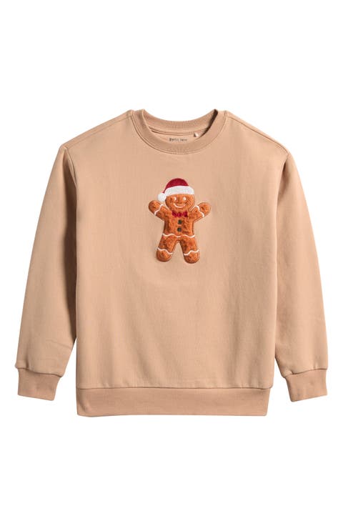 Kids' Gingerbread Graphic Sweatshirt