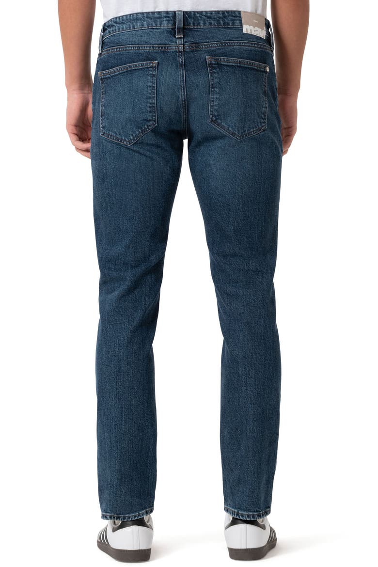 Marcus Slim Straight Leg Jeans, Alternate, color, DARK BRUSHED CLASSIC BLUE
