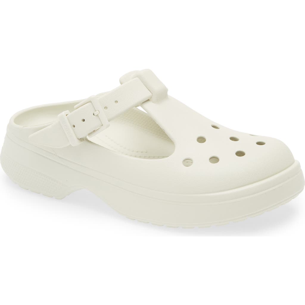 Shop Crocs Gender Inclusive Classic Mary Jane Clog In Linen