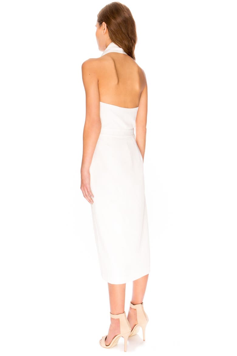 'White Shadow' Wrap Dress, Alternate, color, IVORY