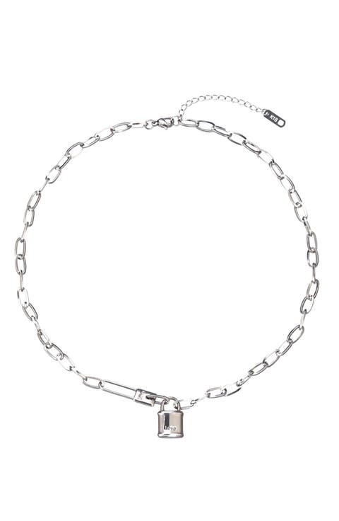 Candice Lock Pendant Necklace