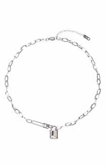 Candice Lock Pendant Necklace