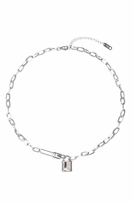 Candice Lock Pendant Necklace