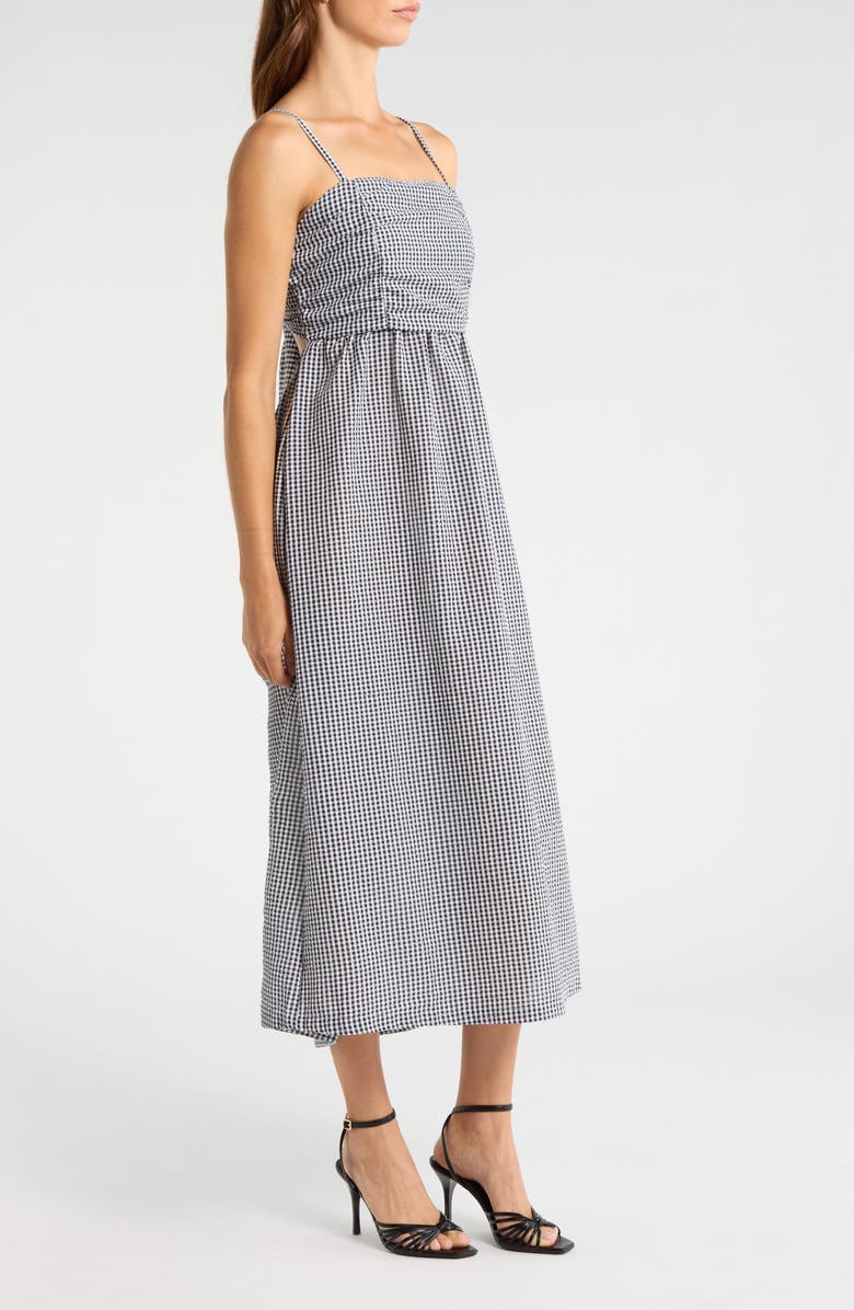 Steve Madden Ashlynn Midi Dress, Alternate, color, Black/ White