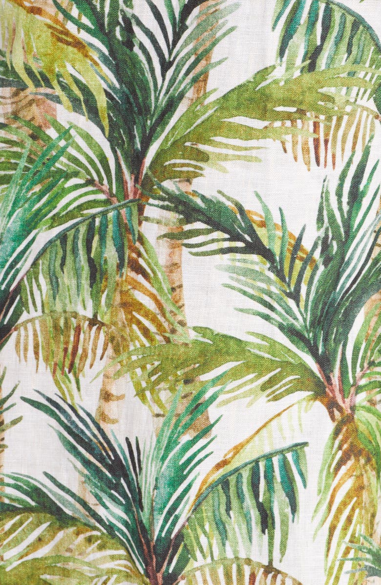 The Lazy Poet Lola Frond Print Short Robe, Alternate, color,