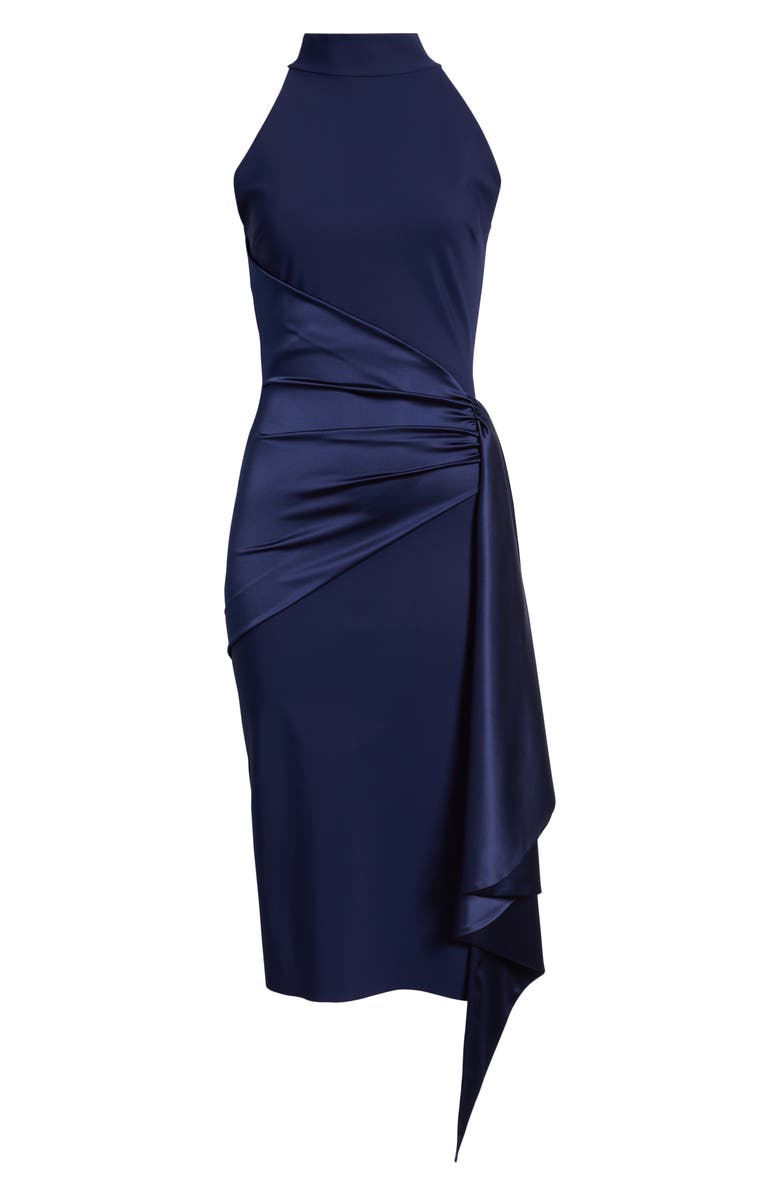 Chiara Boni La Petite Robe Gudairi Sleeveless Midi Dress, Alternate, color, Blue Note