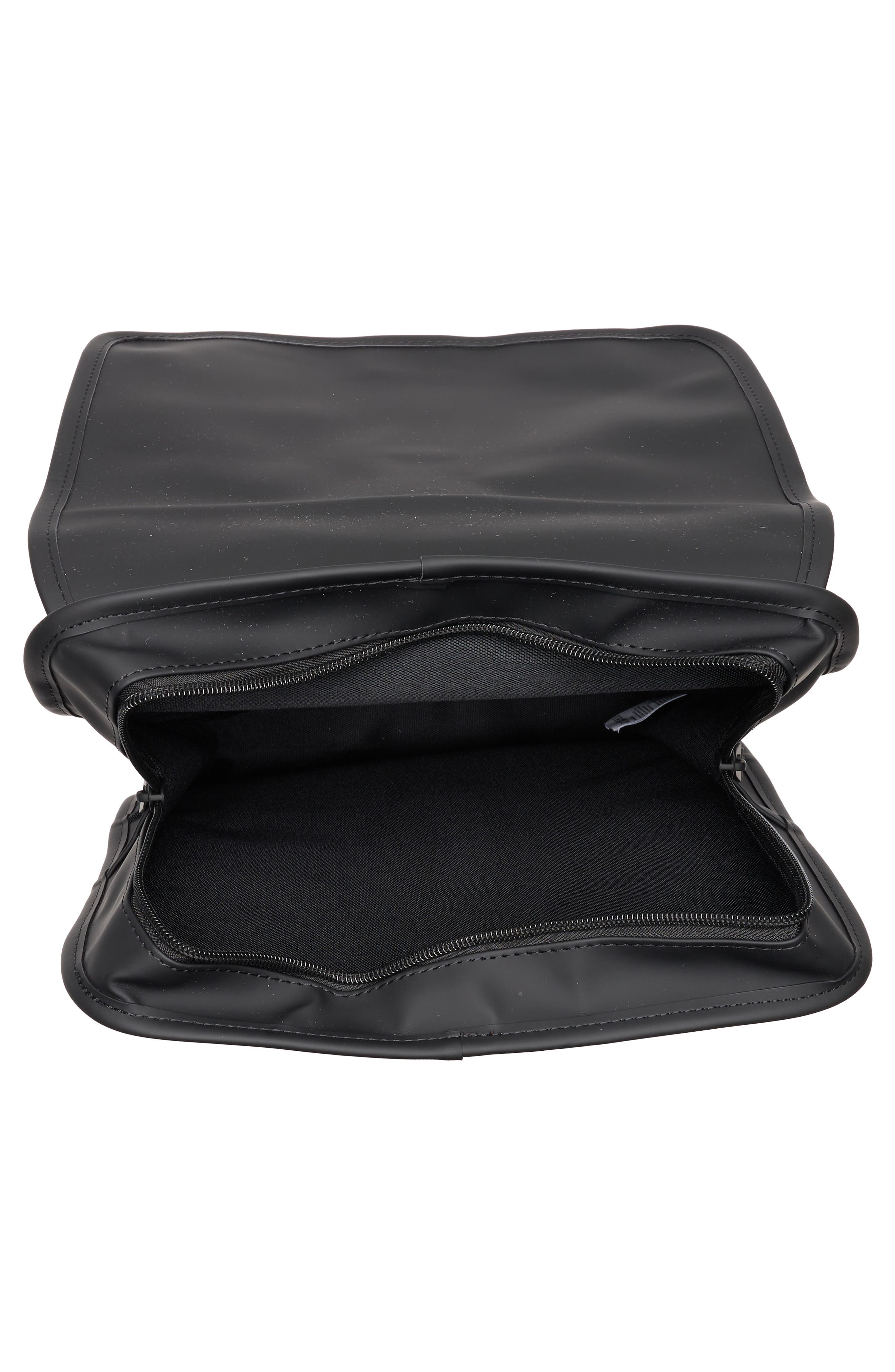 Rains Mini W3 Trail Waterproof Backpack, Alternate, color, Black