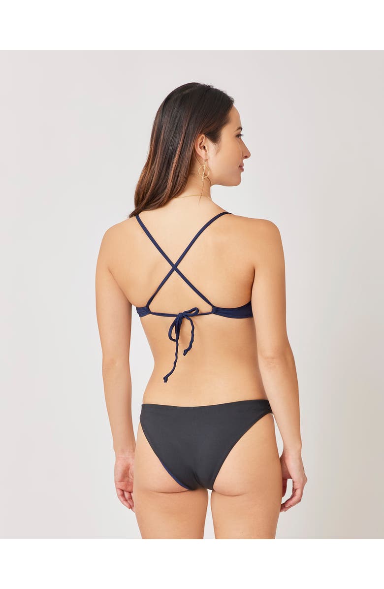 Carve Designs Sanitas Skimpy Reversible Bottom, Alternate, color, Black/Navy