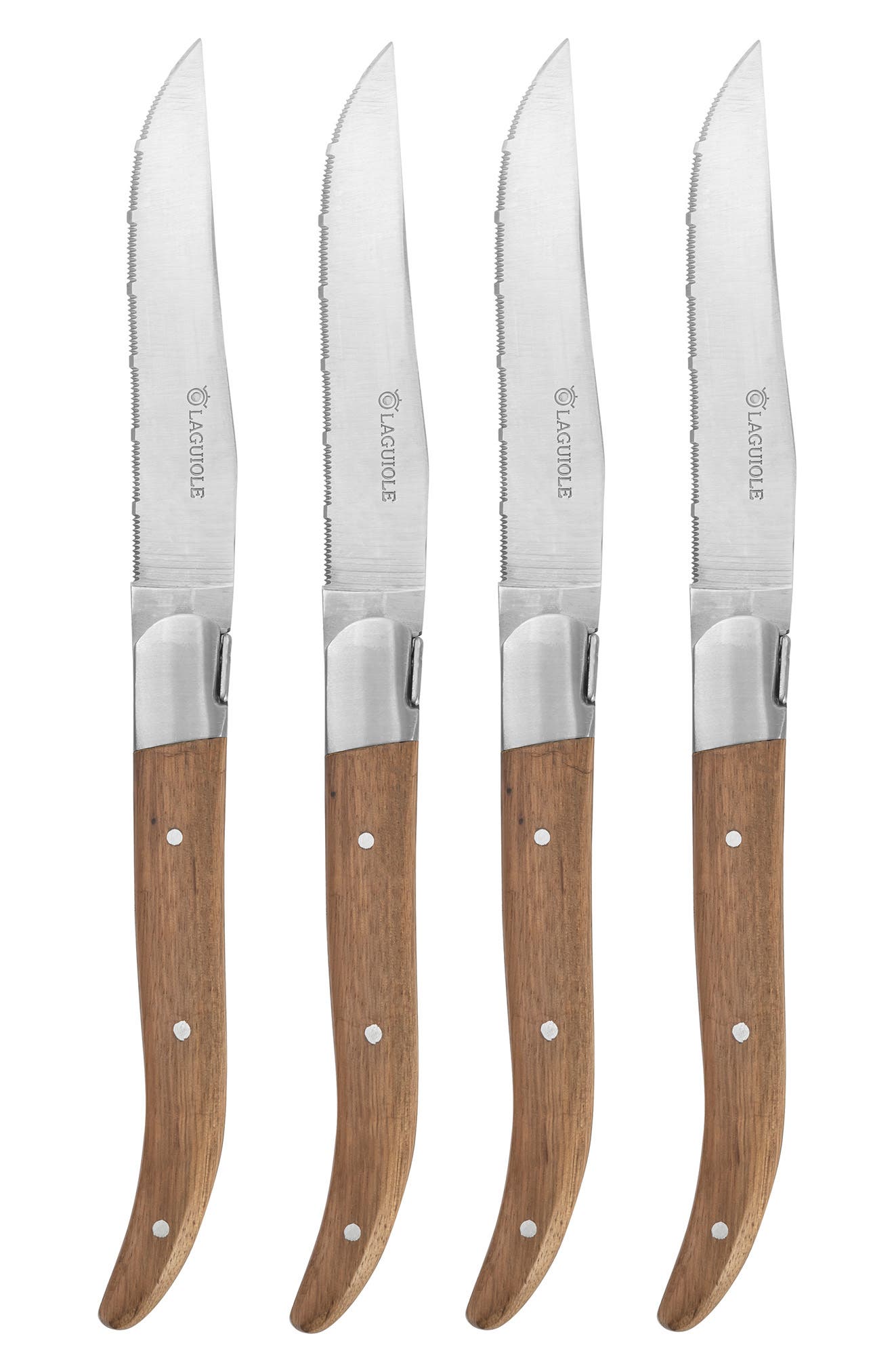 AU NAIN Laguiole Serrated Steak Knives - Set of 4