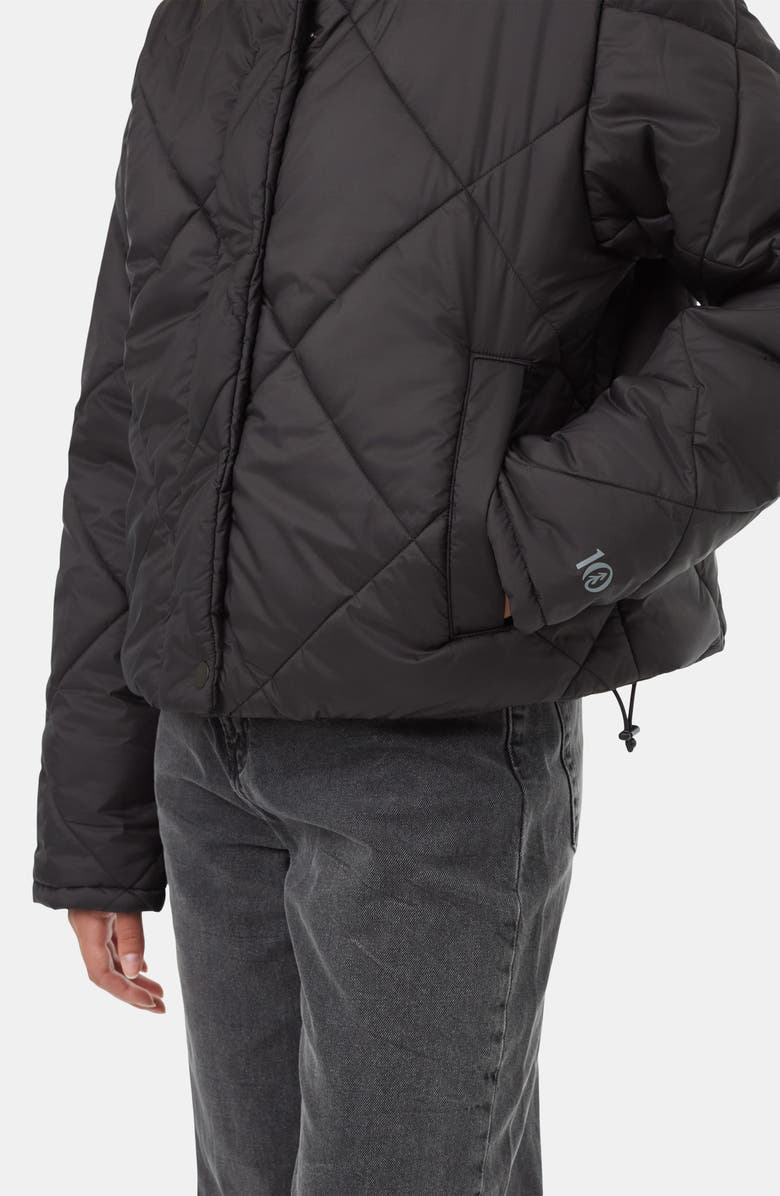 tentree Cloud Shell Water Resistant Short Puffer Jacket, Alternate, color, 