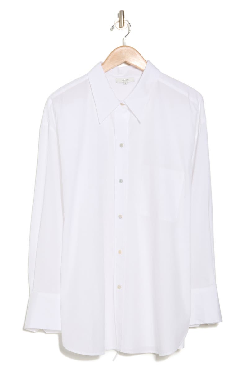 Vince Oversize Cotton Button-Up Shirt, Alternate, color,