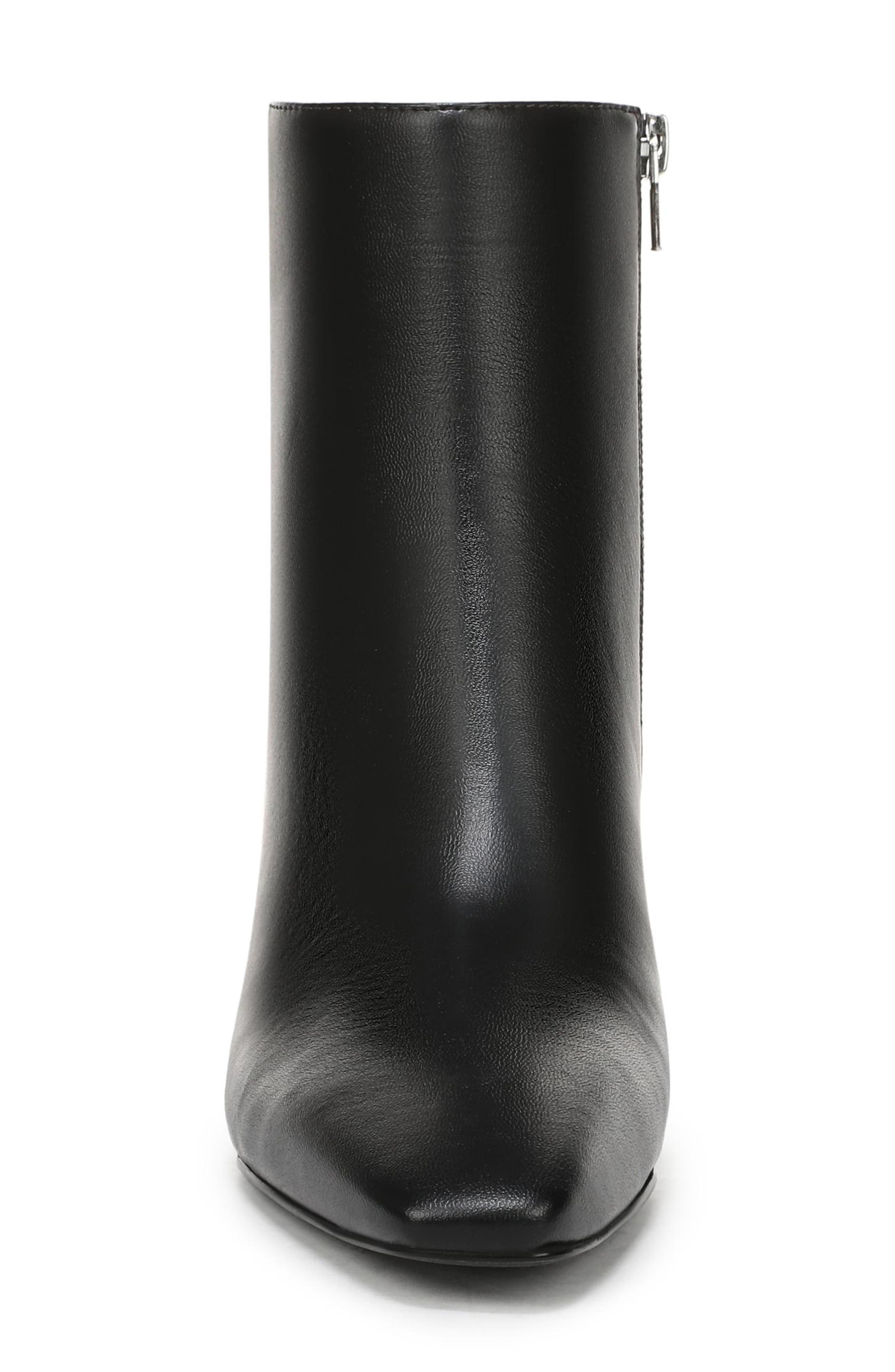 Aldie Faux Leather Bootie, Alternate, color, BLACK