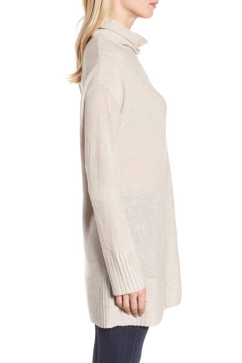 Merino Wool Tunic Sweater, Alternate, color, MAPLE OAT