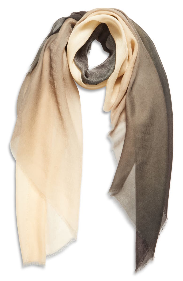 Max Mara Omero Ombré Scarf, Alternate, color, 