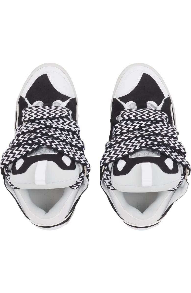 Lanvin LEATHER CURB SNEAKERS, Alternate, color,