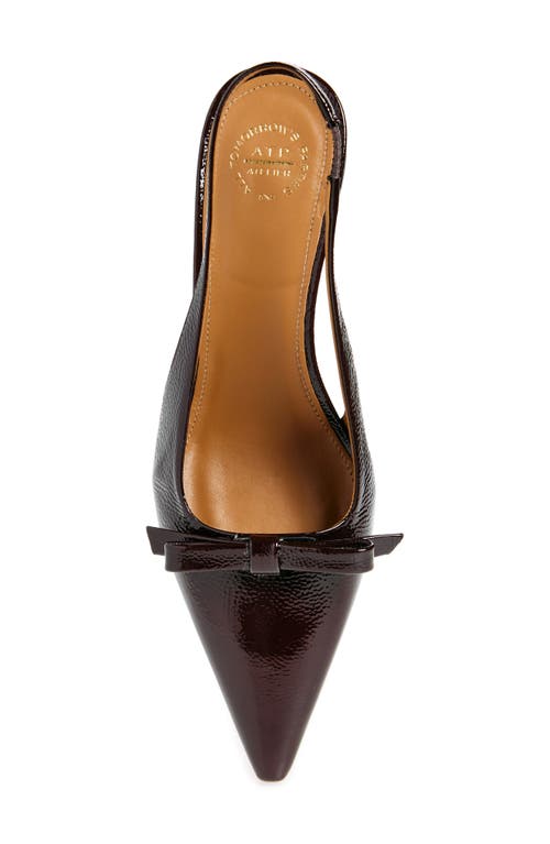Atp Atelier Fumane Slingback Pointed Toe Pump In Grumello