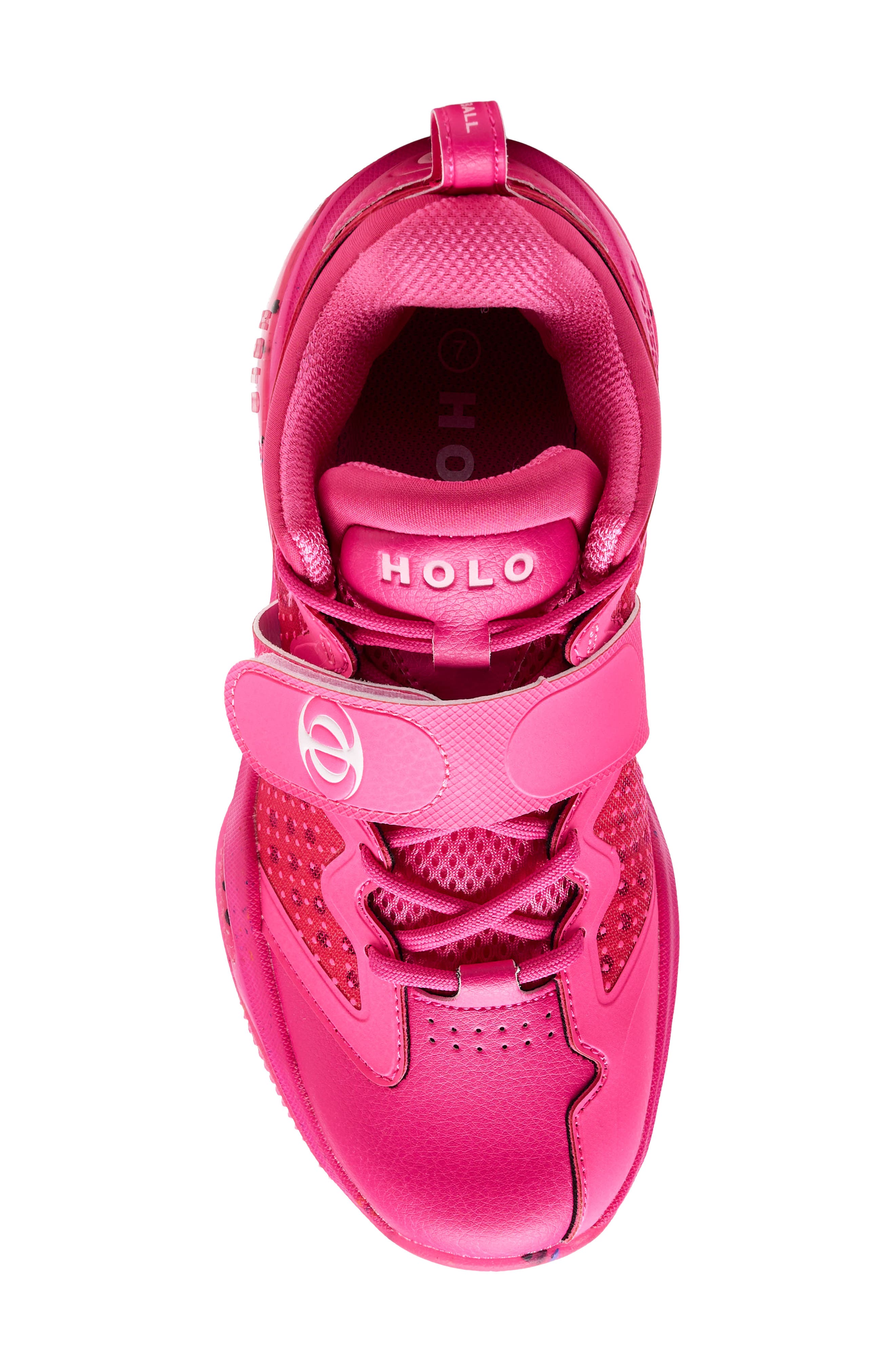 IO Faux Leather Sneaker, Alternate, color, JACY PINK