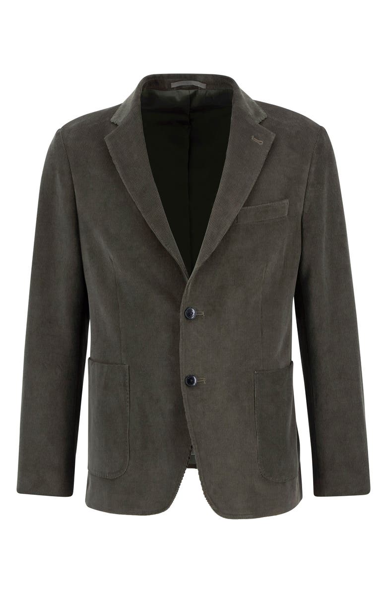 Barbour Wallington Stretch Corduroy Blazer, Alternate, color, Olive