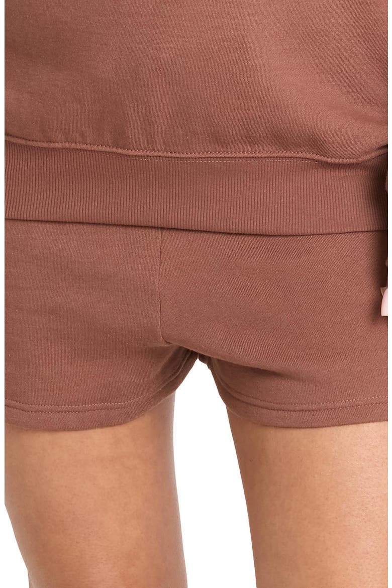 Light in View Fleece Shorts, Alternate, color, ESPRESSO