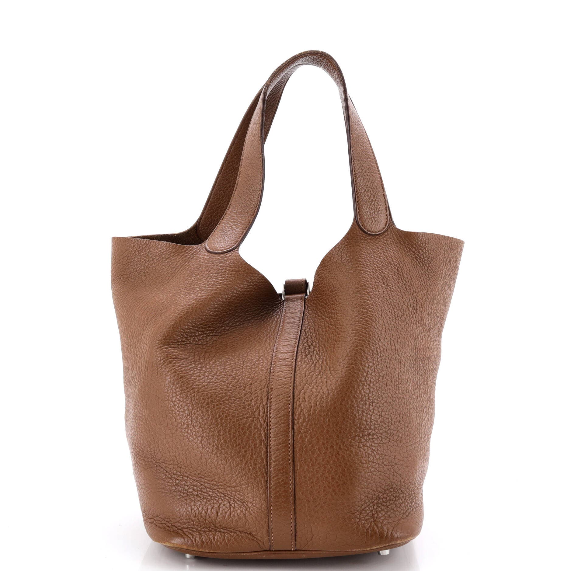 Pre-Owned Hermes Picotin Lock Bag Clemence GM, Alternate, color, Alezan