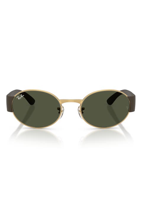 52mm Oval Sunglasses