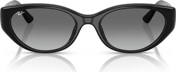 55mm Gradient Pillow Sunglasses