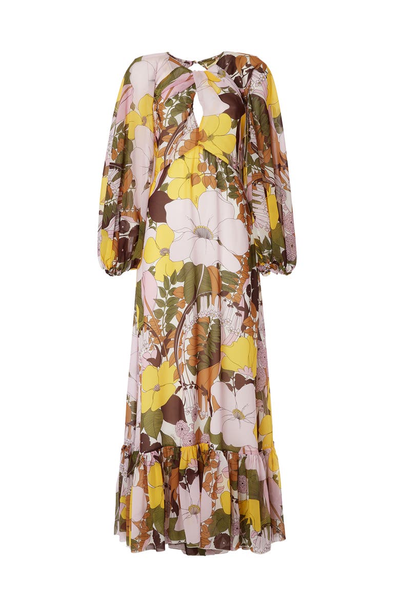 Eve Dress Big Flower Rose Pink, Alternate, color, Big Flower Rose Pink