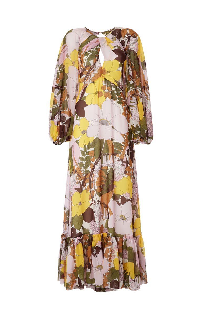 La DoubleJ Eve Dress Big Flower Rose Pink, Alternate, color, Big Flower Rose Pink