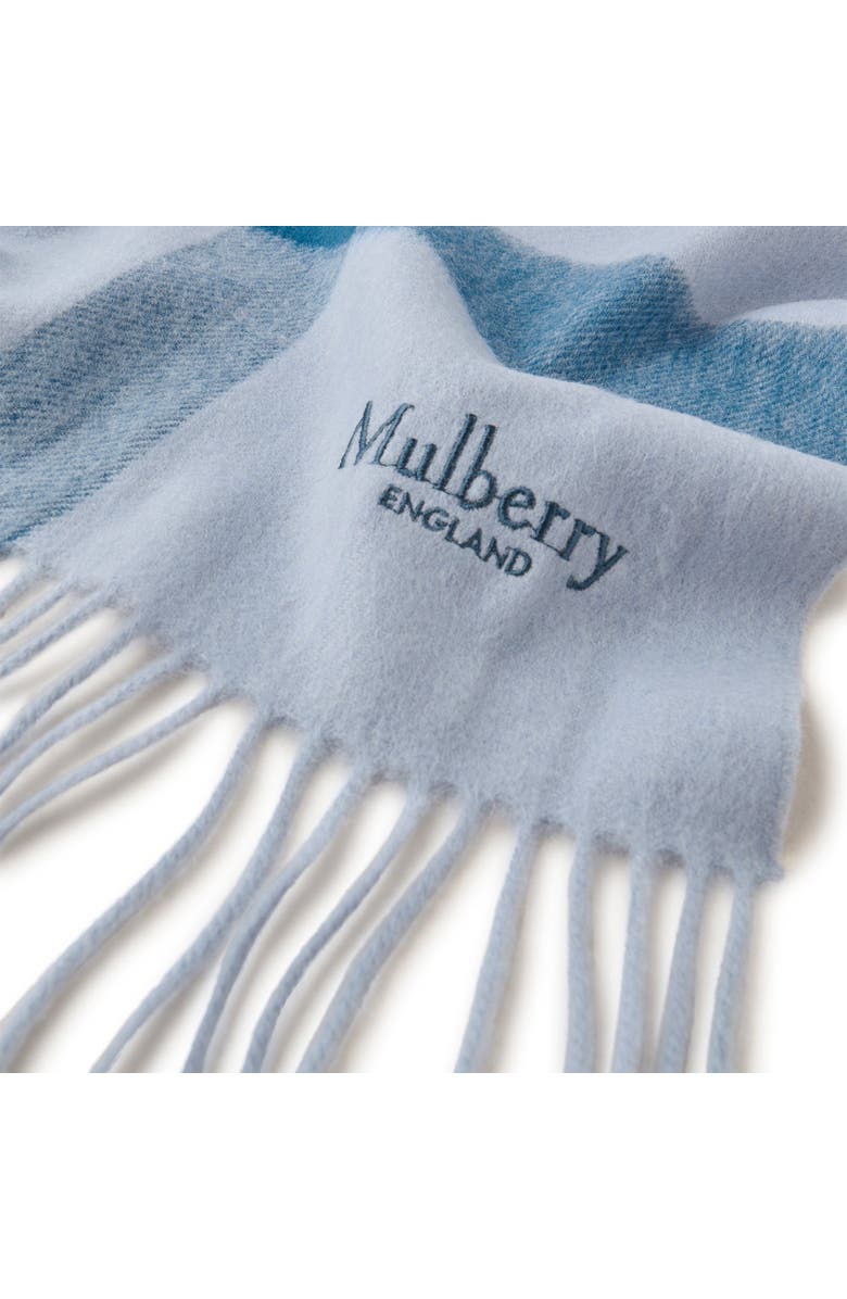 Mulberry Large Check Merino Wool Scarf, Alternate, color, 