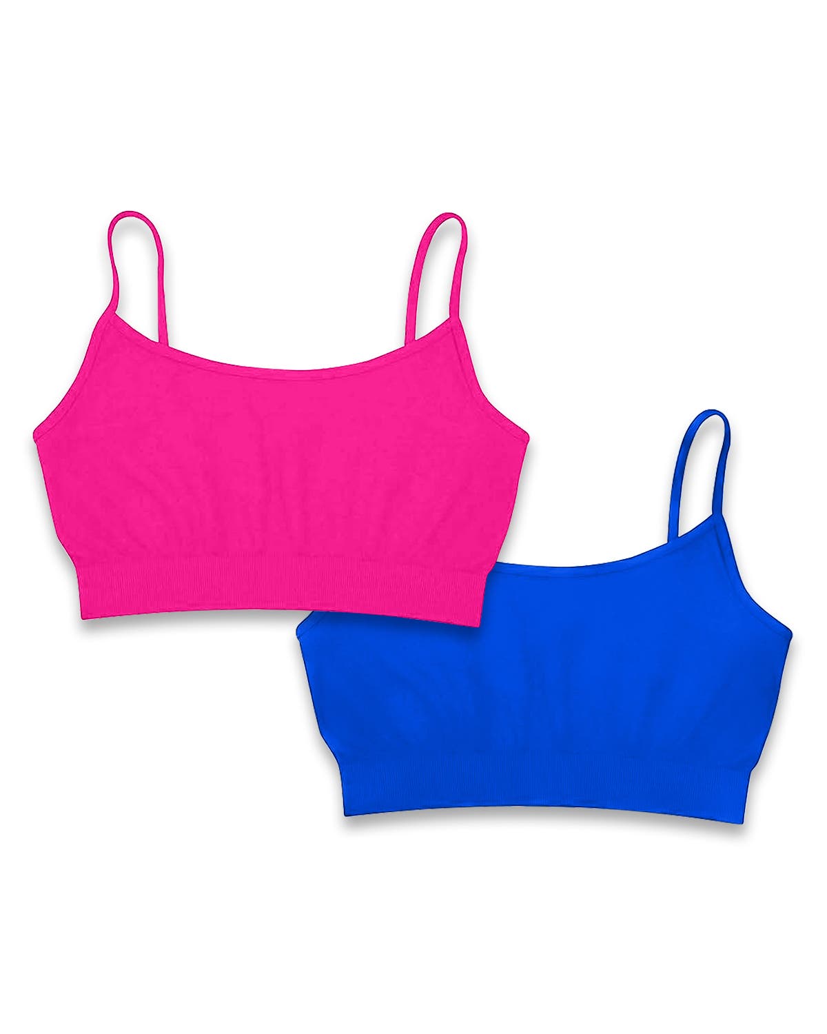 One Cobalt, One Neon Fuchsia