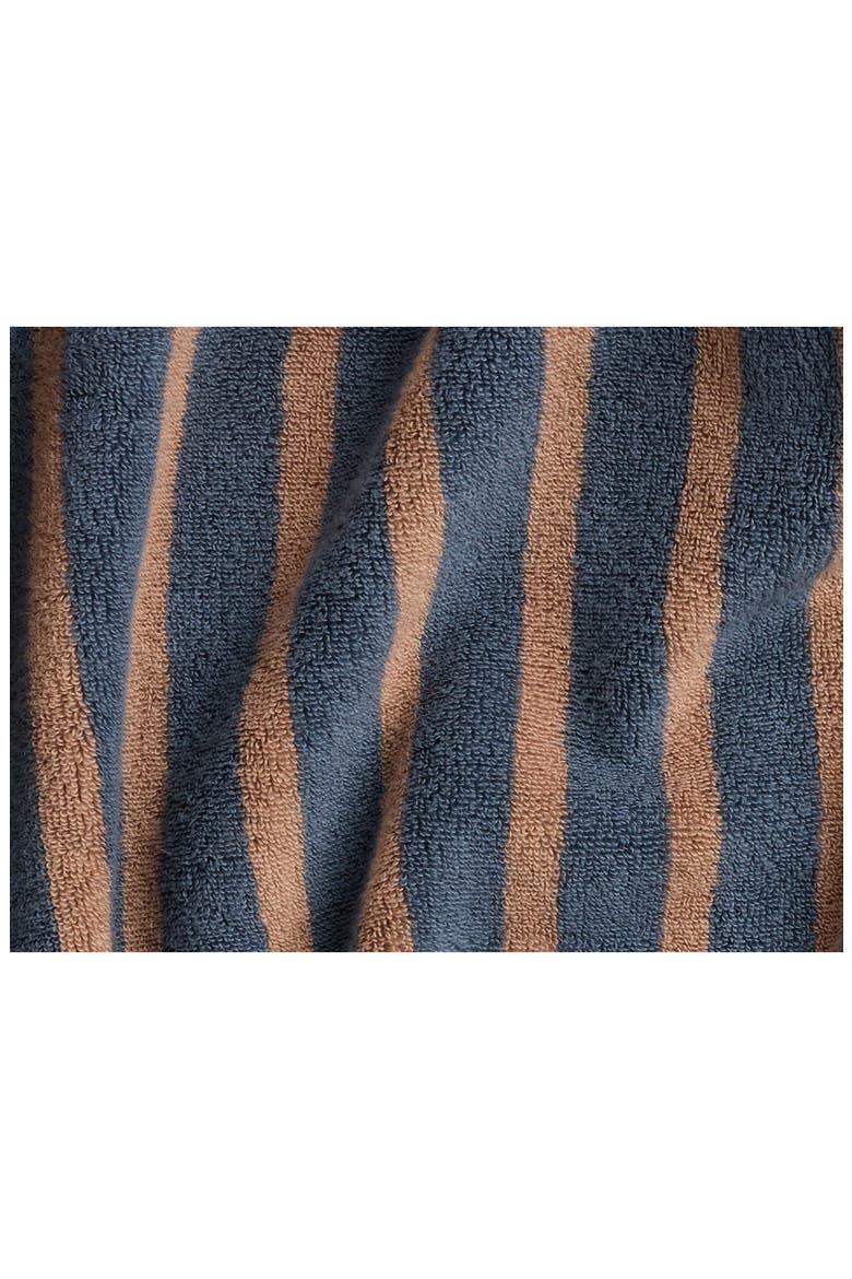 Turkish Cotton Stripe Robe, Alternate, color, DUSK AND ADOBE