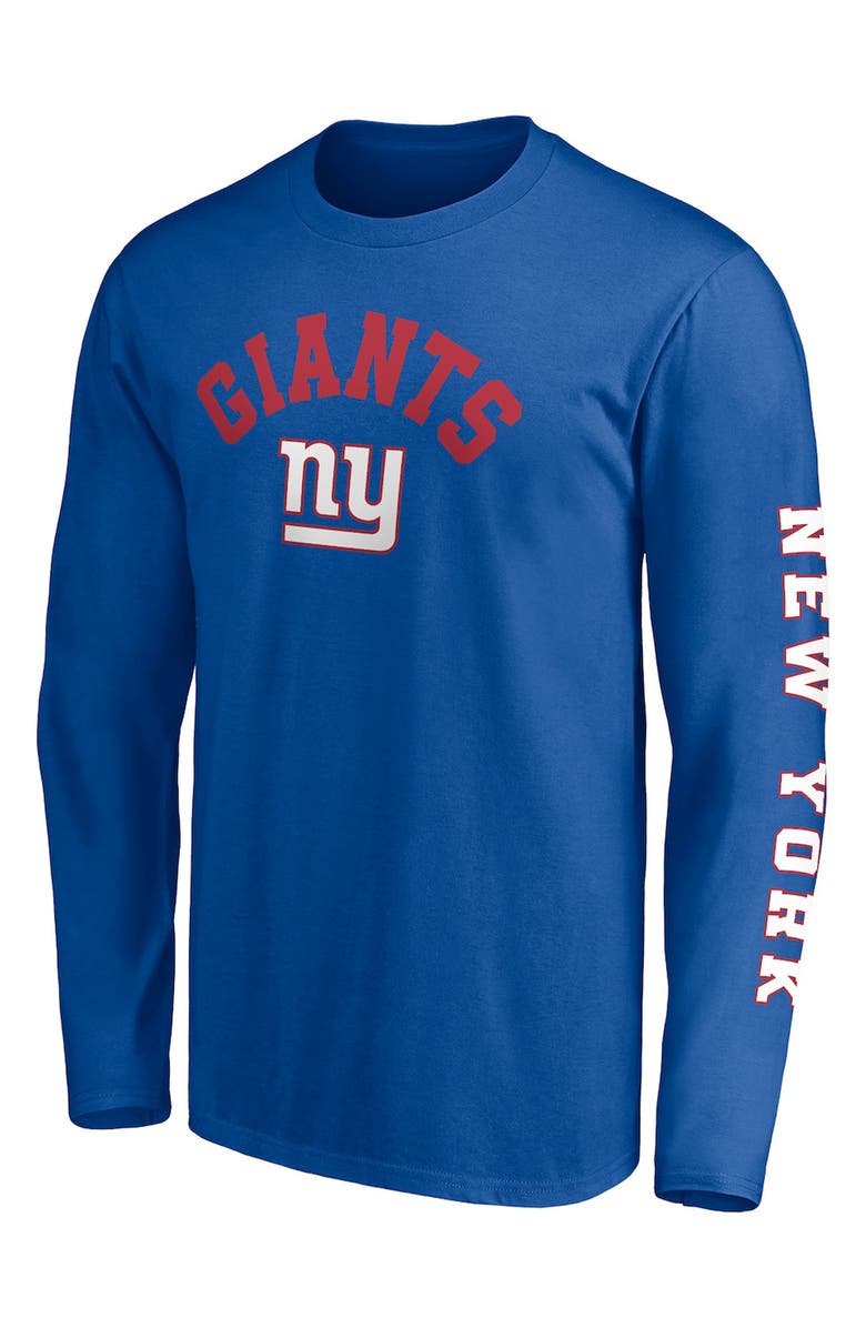 FANATICS Men's Fanatics Branded Royal New York Giants Big & Tall City Long Sleeve T-Shirt, Main, color, 