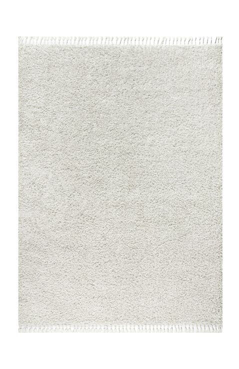 Mercer Shag Plush Tassel Area Rug