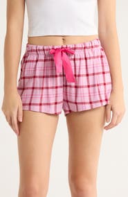 Florence by Mills Cozy Shortie Flannel Sleep Shorts