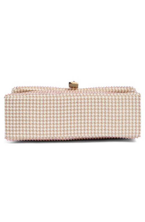 Kurt Geiger London Brixton Lock Shoulder Bag In Open Beige