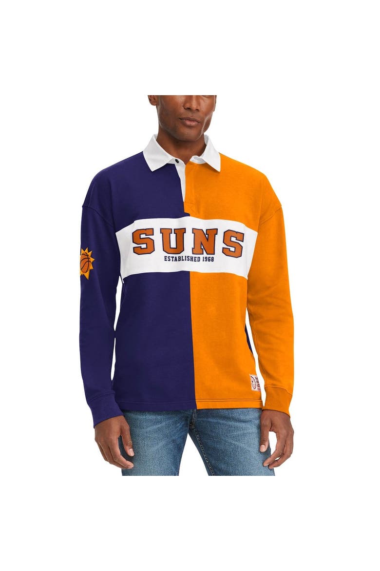 Men's Tommy Jeans Purple/Orange Phoenix Suns Ronnie Rugby Long Sleeve T-Shirt, Alternate, color, Purple
