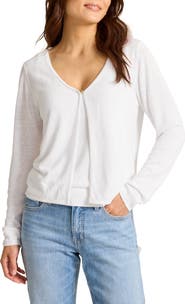 Tommy Bahama Adeline Linen Blend Jersey Cardigan