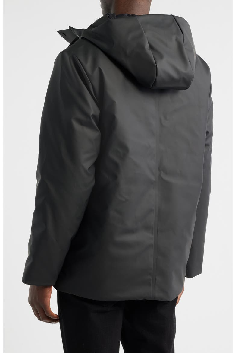 Nome Long Waterproof Parka, Alternate, color, BLACK
