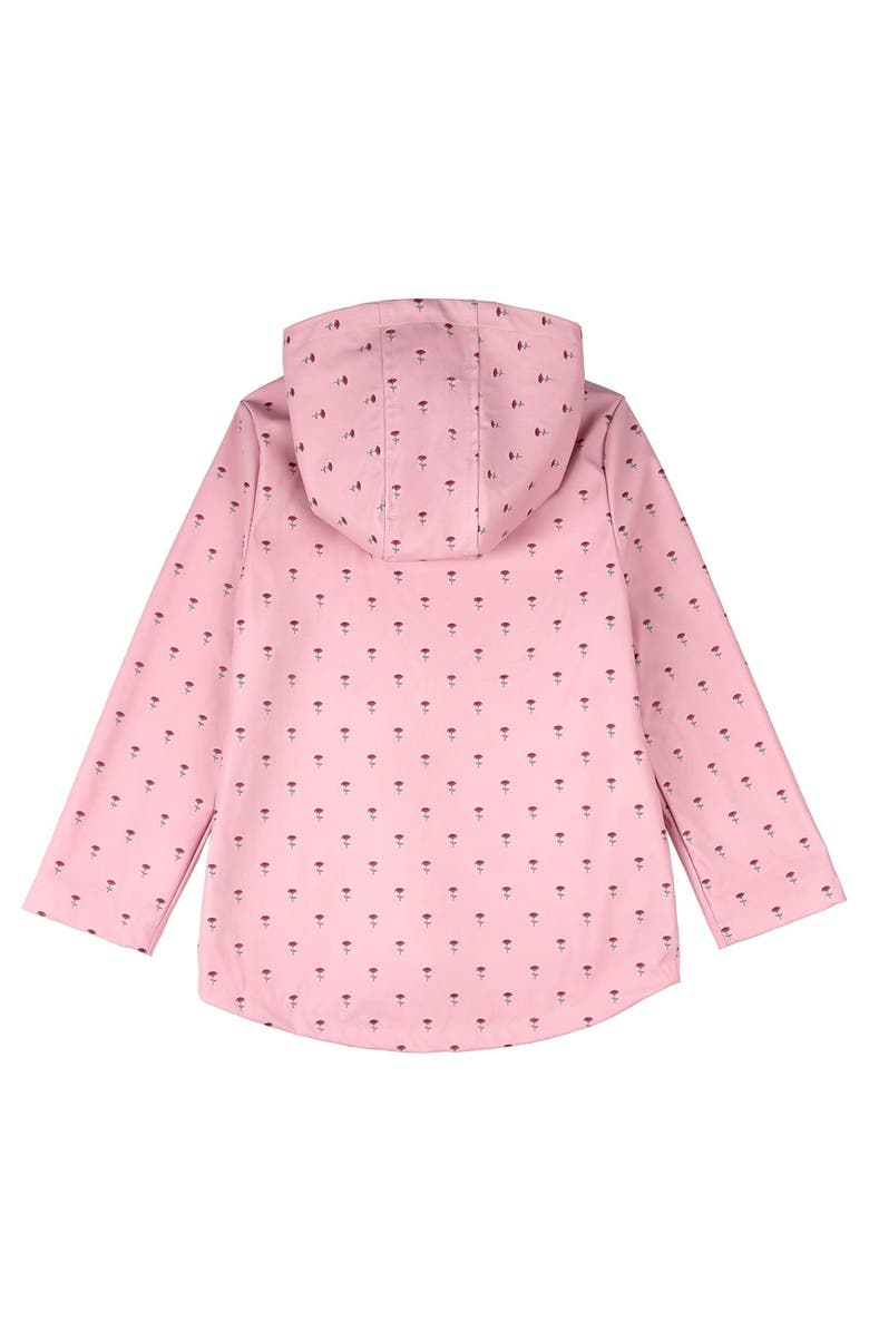 MeMoi Lined Raincoat with Attached Storage Pouch, Alternate, color, Pink